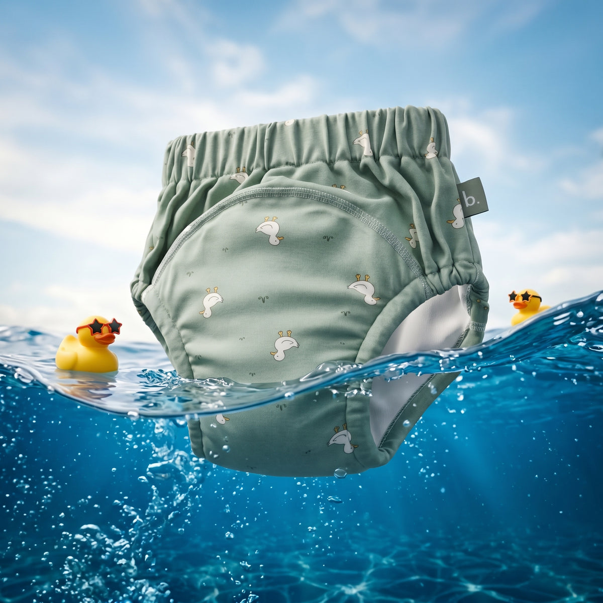 Ducks bamboo training pants creative product image