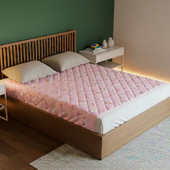 Rudie Baby leakproof bed guard in Unicorns print, double bed size