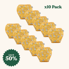 Rudie Baby 10-pack toilet training pants in Giraffe print