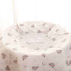Rudie Baby leakproof bed guard product overview graphic