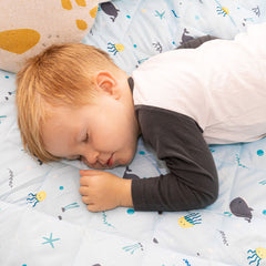 Rudie Baby leakproof fitted sheet product detail - certified safe materials, Australian owned brand