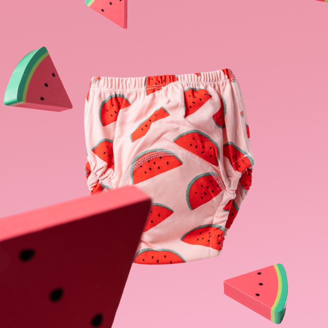 Rudie Baby toilet training pants in Watermelon print
