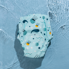 Rudie Baby toilet training pants in Whales print